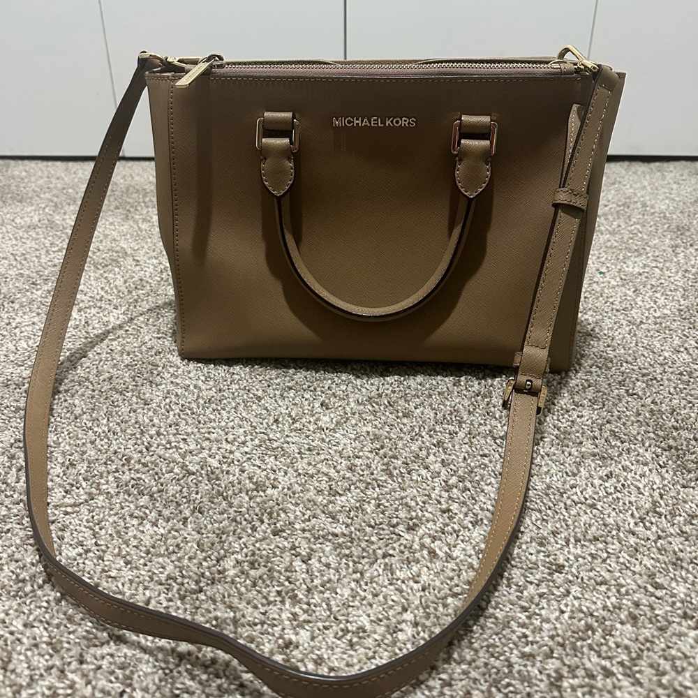 Michael Kors Brown Bag with Adjustable Strap